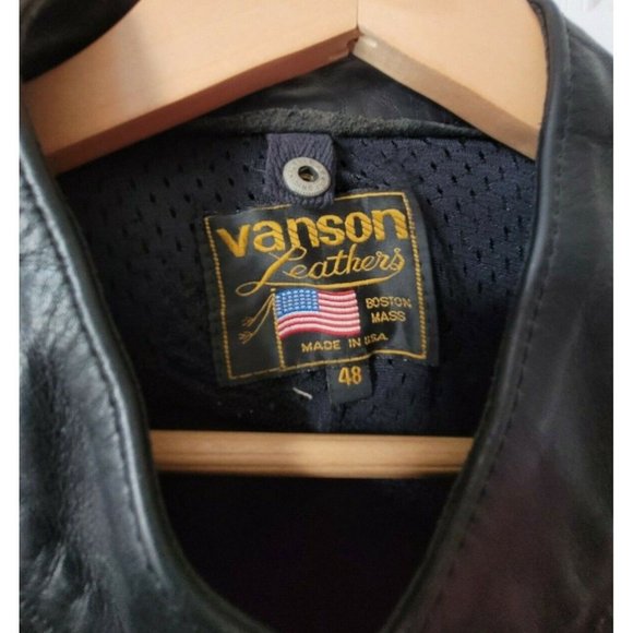 Vintage Vanson Track jacket , Boston,Mass, Blue-stripe ,Authentic , Retro .. - Picture 1 of 4